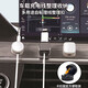 Desktop -Kabel -Manager Mobile Ladekabel -Netzwerkkabel Kabelkabel Artefakt -Hub -Clip -Management Daten Kabelklemme Speicher 6 Runde Formen - Masse Schwarz