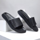 DIFANPU International Luxury Brand Herrenschuhe High-End Herren-Gelegenheitsschuhe komfortable, atmungsaktive Sandalen modische und vielseitige One-Slipper Black [Brand Gift Box] 40