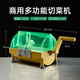Baijie cutting tool for cutting green onions, commercial cutting machine for cutting small pepper rings and cutting onions, multi-functional vegetable cutting machine for cutting leeks and garlic slices, commercial multi-functional cutting tool for cutting vegetables, 304 stainless steel pressure net丨cut onions and peppers in seconds