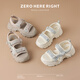 Sipuwang Sportsandalen für Frauen 2025 Sommer Neue hochgelöst dicke alleinige Schwamm-Schwamm-Kuchenschuhe tragen Anti-Rutsch-Strandschuhe Klettverschluss 693 Beige * Fersenheelhöhe 6,5 cm 39