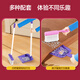 妈宝孖宝（BABYMABO）儿童扫地玩具女孩扫把套装吸尘器过家家礼物 清洁车套装粉紫色+厨房小餐台_套