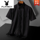 
Playboy (PLAYBOY) Daddy Summer Short-Sleeve Shirt Top 2025 New Casual Loose Men's Shirt Daddy Short-Sleeve Clothes DX6624 39 Weight about 120130Jin [Jin equals 0.5 kg]