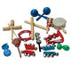 ORFF Early Education Musical Instrument Set École primaire Percussion Instrument combinaison Musique d'enfants Enseignement Aids Musique Éclaircissement Enseignement Toys 100 pièces Set Autre quantité