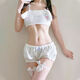 
Interesting underwear split and emotional bellyband women's confusing emotions but suit pure erotic sexy sleeping Tu Boxiong uniform pink + 9756 net clothes all size