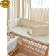 G.Duckkids Crib мягкая сумка новорожденный ребенок чистый хлопковый бобовый буфер антикомполлизионного буфера мягкая сумка детская детская кровать.