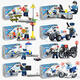 Zhuoma совместим с Lego Mingge Youchuang 11166 Строительные блоки городской полицейской серии Собранных плиток и игрушки 1 июня.