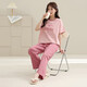 Pure Cotton Pyjamas für Frauen in den Sommer-Kurzärmel-Shorts 2025 NEUE SET KOREAN STYLE CASISSUME COPPED PANTS A679 Hosen 3xl 145-165jin [Jin entspricht 0,5 kg]