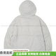 KOLON SPORT连帽宽松徽标拉链长袖夹克外套女款休闲百搭舒适简约 淡薄荷色 XS