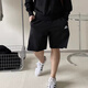 
Adidas Korean INS wear American retro high waist three-striped black sports and casual shorts IC9435 A/L (180/86A)
