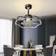 Les NVC Light Light Luxury Dining Room chambre ventilateur Light 360 degrés Shaking Head salon ménage Plafond venti