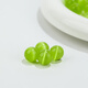 DL 1998 Fat Donglai same style peridot loose beads selected olive green cat's eye stone DIY bracelet accessories hand-woven hand olive green cat's eye about 10mm/5 pieces - for matching