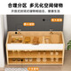 Haosenmeng Shoe Changing Stool Shoe Cabinet Entrance Cabinet Storage Cabinet One Wall Wall Home New 2025 Corridor Shoe Changing Stool Double Layer Flip Storage Compartment-80CM