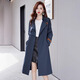 ROMON (ROMON) trench coat for women 2025 new spring and autumn Korean style loose and casual high-end brand age-reducing medium-length coat trendy coat for women Coffee M Recommended 95-120Jin [Jin equals 0.5 kg]