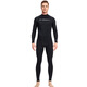 VVIR EER adult swimsuit sun protection quick-drying women's men's thin surfing suit one-piece jellyfish suit wetsuit snorkeling professional suit 069 men's black back-open sun protection swimsuit XL