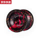 Qilicai yo-yo Anfänger Jo-Yo-Kinder leuchtende Aluminiumlegierung Anfänger Schlafwettbewerb Yoyo Ball Toys XLJ-Black Blue Silver Dots