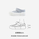 艾今（IIJIN）2024新款8cm厚底内增高时尚简约一脚蹬包头拖鞋女YF698ABQ 灰色 35