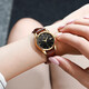 Des montres de couple de marque Olevs, une paire de montres mécaniques entièrement automatiques pour hommes et femmes, imperméables et lumineuses, et un cadeau d'anniversaire pour petit ami et petite amie. Le couple noir regarde 6629 [né une paire]