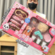 儿童厨房过家家玩具蔬菜水果食物冰箱套装女孩玩具 【手提加大礼盒】6636南瓜车