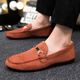 Mountaineering Road Layman Frühlings- und Herbst Atmungsfreie Bohnenschuhe für Männer koreanische Version der Internet Celebrity Society jung