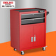 Delixi workshop mobile tool cart trolley maintenance trolley multi-functional auto repair tool box tool cabinet reinforced 1.0 thickness one drawer one cabinet tool cart