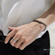 Lukfook Jewelry Platinum 950 Platinum Bracelet Men's Gift Price G07TBPB0013 25.96g (including labor costs 3167 yuan)