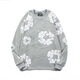 Jingpufei European and American printed sweatshirt Y2K hip-hop street men and women loose pullover 3294 pink XL