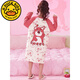 G.DUCKKIDS children's nightgown spring and autumn pure cotton thin girl pajamas long sleeve princess style cute kids and baby home clothes skirt 1517# [pure cotton] 110 8 size 90-110cm3-4 years old