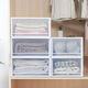 Pupan Schublade Schuh Aufbewahrungsbox Kleidung Aufbewahrungsbox Plastiklagerschrank transparent Aufbewahrungsbox Kleidung Sortierbox Schuhkarton 9227 Tiefe 43.8 Breite 34 Höhe 19 Zwei Kombinationen
