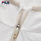 FILA Children's Sun Protection Clothing 2025 Autumn New Loose Hooded Woven Jacket for Boys, Middle and Large Children Standard White-WT 160