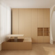 Quanyou (Quanu) Quanyou Whole House Customized Tatami Bett Tee Tischgarderobe Integrierte kleine Wohnung Multifunktionaler Tea Room Storage Cabinet 1098/Tatami -Anpassung (Anfrage für Details)