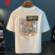 Pierre Cardin Kurzärärtes T-Shirt Herren 2025 Sommer Dünnem Mode gedrucktes T-Shirt Xinjiang Baumwolle Runde Hals halbärmelte Herren-Top T White 2 [ZJ1047 Fit-Version] M geeignet für 90-108 Jin [Jin gleich 0,5 kg]