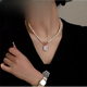 Jinxu 2025 Baroque Pendant Design OT Buckle Clavicle Chain Multi-Design Freshwater Pearl Necklace New Earrings