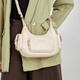 Cnoles Bag Women's Bag 2025 New Crossbody Bag Luxury High-end Sense One-Shoulder Armpit Bag Birthday Gifts for Girls White - New Holiday Gifts for Girls