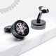 NOSSKISS perpetual tourbillon cufflinks for men gentlemen birthday gifts high-end custom French shirt birthday gift gift gift box gun black cufflinks