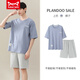 Catman Miiow Modal Pajamas Men's Summer's New Men's Cool Cool Thin Thin Borteeded Cold Site Set Y9719 Cool Modal L (-130JIN [JIN равно 0,5 кг])