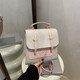 2025 Design Neues vielseitiges, modisches, leichtes, einfaches Rucksacknische -Handtasche, weiß, kein Anhänger