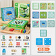 Yiqianjin Multifunktionsbrett Kinderspielzeug GO Flying Checkers and Checkers Rätsel Schach All-in-One-Kindergeburtstag Geschenke Deluxe-Modell [45 in 1 Geschenkbox]