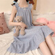 Ins Style Cherry Suspender Nachthemd für Frauen im Sommer Dünnstil 2025 Neue Internet Prominente Prinzessin Stil süßer Student Pyjamas Trend 9272# Cherry Bear M.