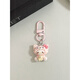 MAAF 9 [9764 people have purchased] Cute cartoon head cover animal girl mobile phone small pendant new style gift accessories hanging decoration best friend accessories bag keychain gasket lanyard Xiaodong [single-piece] duck hugging small chacha (pendant type)