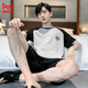 Catman Pajamas Pajamas Summer Shorts Shorts Traje 2025 Summer Fino Nuevo Estilo Niños Gran tamaño Hote Home Clothing Hde9928 L
