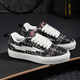 Lightning X Storm Picasso Gemälde Co-Branded Xiaoxiang Style Casual Lightning Bread Schuhe Paar Leinwand Sportbrettschuhe Männer und Frauen D6227 Black Jade Black 40