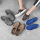 Sandales pour hommes d'été de Jinxu sans orteils exposés, Juli Saison de la saison Juli Casual Hollow Anti-slip Sof Sole Breathable Head-Resistant Sand Resistant Black 3524 40 Code standard