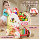 Children's play house toy 3-6 years old boys and girls Internet celebrity kitchen burger machine convenience store powder + push shopping cart powder
