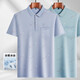 Aexmere Hailan Home (HLA) MISMA MEDIA DE MEDIA CAMISA MABRA DE MEDIA Camiseta de manga corta Daddy's Suit Summer Fino Camisa delgada Ice Seda-9855 Pocket de bolsillo verdadero M 48/165