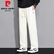 Pierre Cardin Herren Straight Hosen Frühlings- und Sommermodemarke Loose gerade Baumwollhosen Khaki Vielseitige Sportarten und Freizeithosen 6628 Khaki + 6682 Black M [95-115jin [Jin gleich 0,5 kg]]]