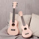 Autres caricatures pour enfants de 23 pouces Ukulele pour enfants mignon guitare uklili instrument de musique débutant pour hommes et femmes accessoires de 23 pouces notes de couleur 23 pouces