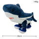 Pupan Fremd und Meer Jing Figur Puppe Tralalelo Tralala Hai Plüsch Puppe Tung Sahu Stirnband Hai -Laufschuhe (mit Etikett) Puppe