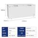 
AUCMA (AUCMA) freezer commercial freezer large capacity horizontal sub-minus-26/38 degrees low temperature supermarket seafood hot pot quick freezer single temperature refrigerated fresh storage cabinet energy saving BC/BD-828HSF first-level energy efficiency 828 liters