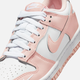 
Nike (NIKE) DUNK LOW big children's sneakers IF6172 100 white/washed coral red 35.5