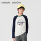 Balabala children's clothing children's long-sleeved T-shirt 2025 autumn boys and girls raglan sleeve quick-drying top 208325100208